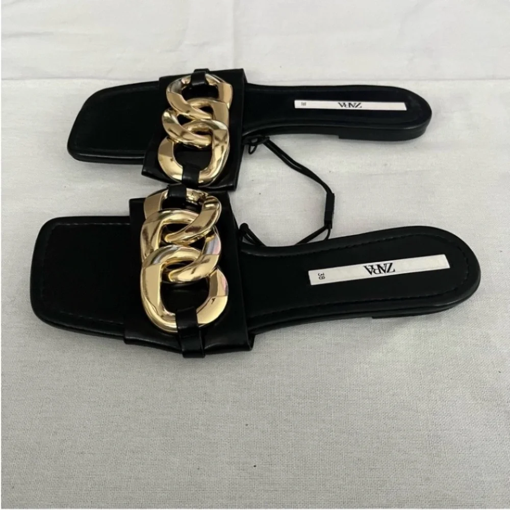 38. Zara leather sandale - Picture 3 of 6